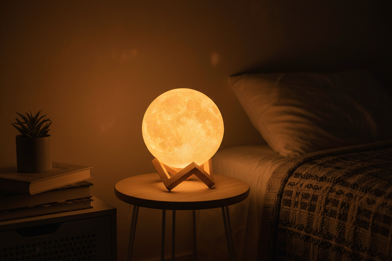 Lampe Lune 3D LED