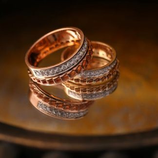 Bague Anti-Stress Rotative — Spinner Ring Acier Inoxydable