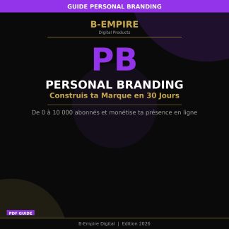 Personal Branding : Construis ta Marque Personnelle en 30 Jours